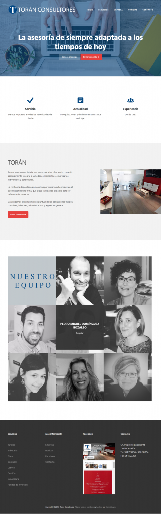 gestoria web diseno