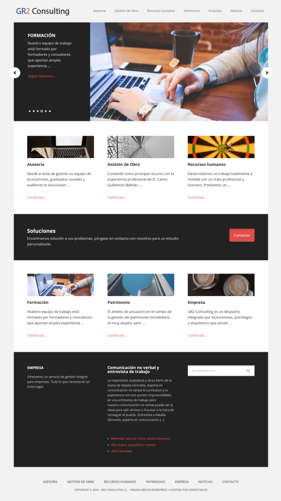web asesoria
