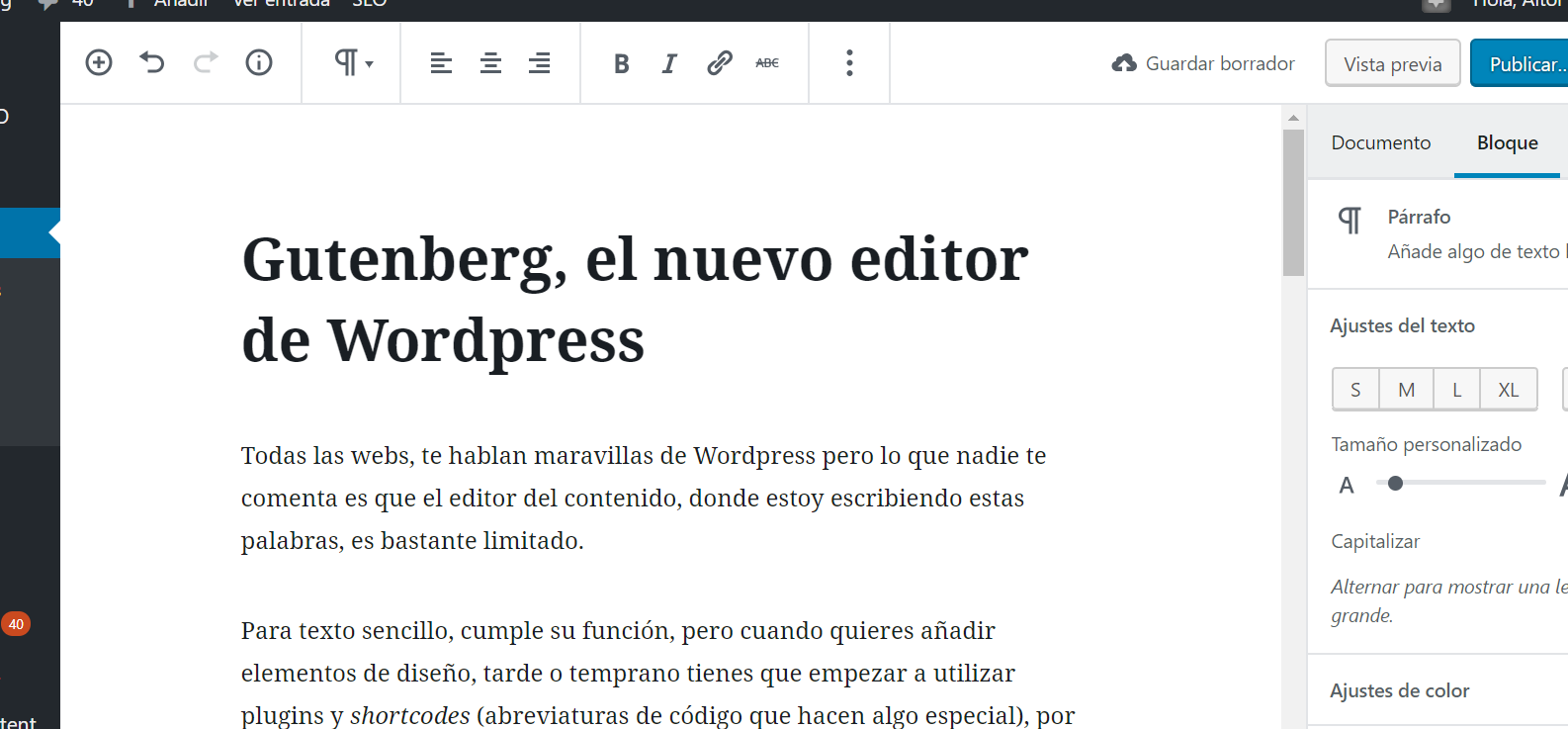 gutenberg ejemplo