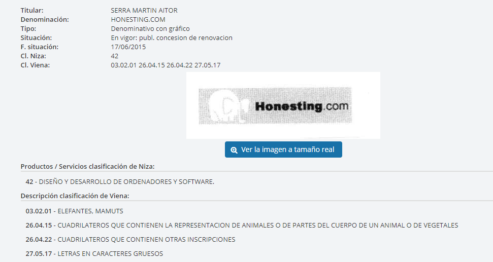 honesting marca registrada