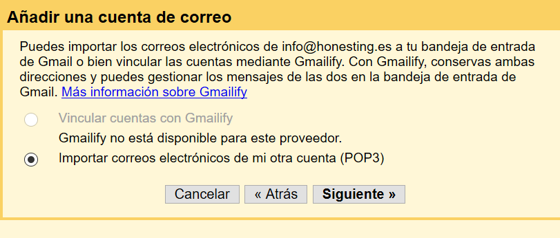 añadir cuenta gmail