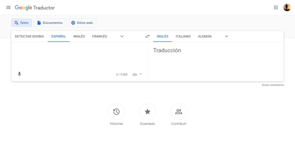 traductor google