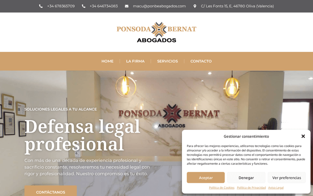 ponbeabogados.com